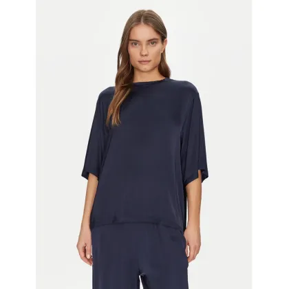 Zdjęcie ViCOLO Bluzka TD0013 Granatowy Relaxed Fit