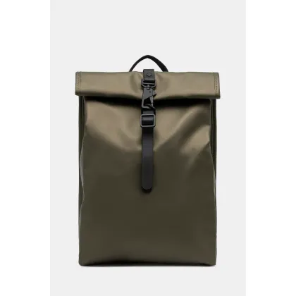 Zdjęcie Rains plecak Rolltop Rucksack Mini W3 kolor zielony duży gładki 13330