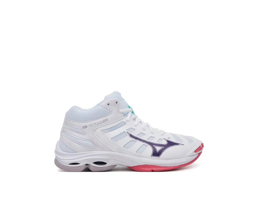 obrazek 1 Mizuno Buty halowe Wave Voltage 2 Mid V1GC2465 Biały