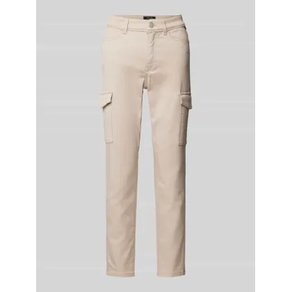 Zdjęcie Jeansy o kroju slim fit z kieszeniami cargo