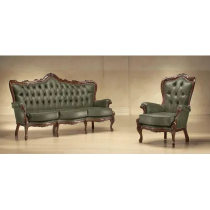 Zdjęcie Luksusowa sofa i fotel w stylu francuskim – Morello Gianpaolo
