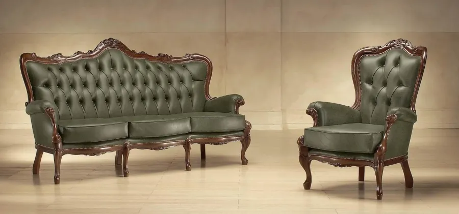 obrazek 1 Luksusowa sofa i fotel w stylu francuskim – Morello Gianpaolo