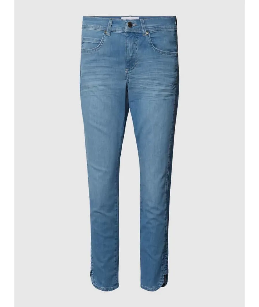 obrazek 1 Jeansy o kroju slim fit z zapięciem na guzik