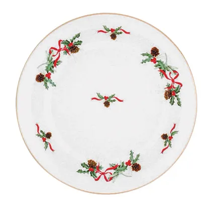 Zdjęcie Świąteczny talerz serwisowy 31cm Olympus