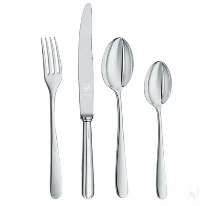 Zdjęcie Ekskluzywny 24-elementowy zestaw sztućców w skrzynce - Zaramella Argenti