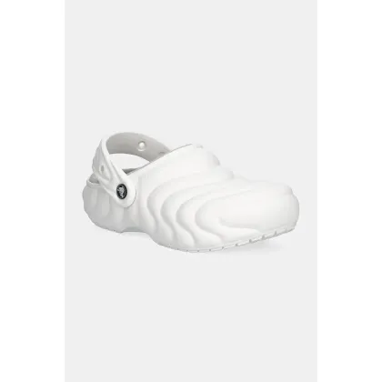 Zdjęcie Crocs kapcie Classic Lined Overpuff Clog damskie kolor biały 210059