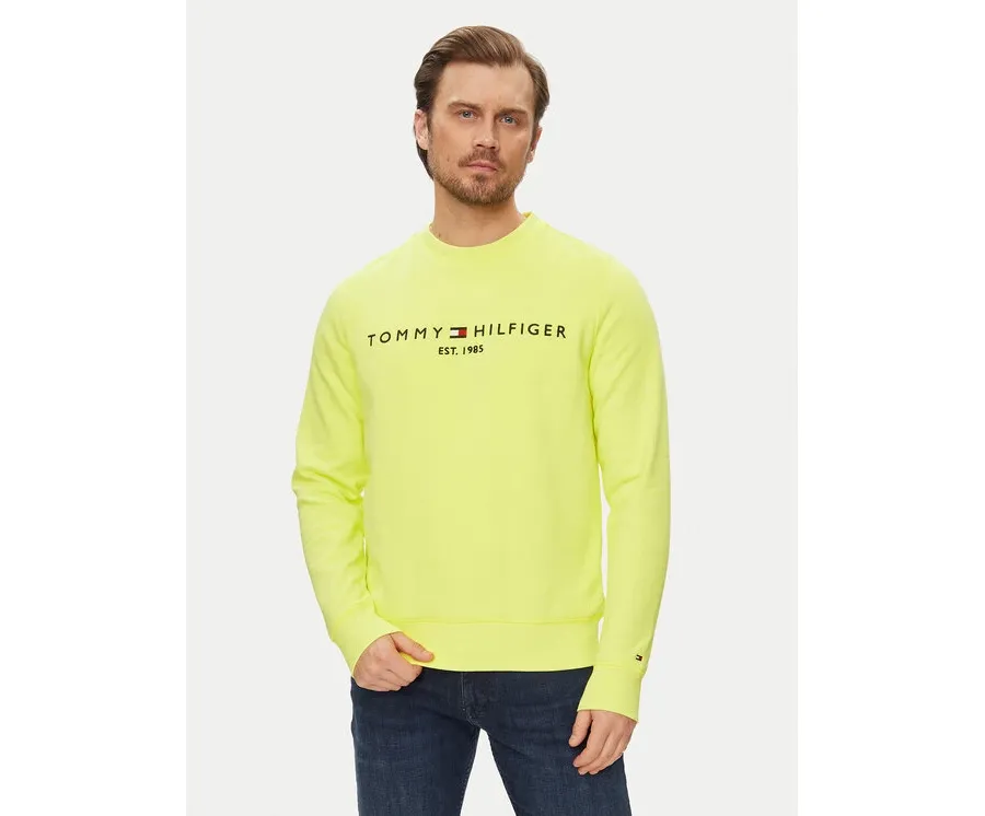 obrazek 1 Tommy Hilfiger Bluza Logo MW0MW11596 Żółty Regular Fit