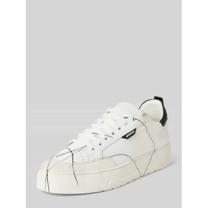 Zdjęcie Sneakersy ze skóry z detalem z logo model ‘KLINE’