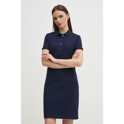 Zdjęcie Lacoste Sukienka EF5473 kolor granatowy mini prosta EF5473-001