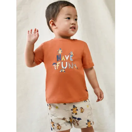 Zdjęcie Mayoral Komplet t-shirt i spodenki 1653 Kolorowy Regular Fit