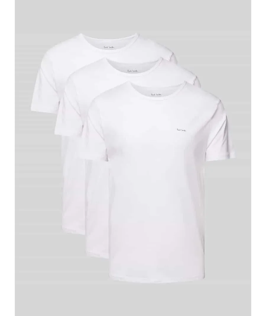 obrazek 1 T-shirt z wiskozy z nadrukiem z logo w zestawie 3 szt.