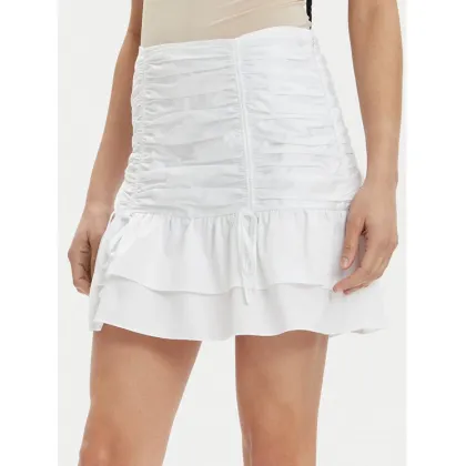 Zdjęcie Guess Spódnica mini Zoe W4GD86 WAF10 Biały Flare Fit