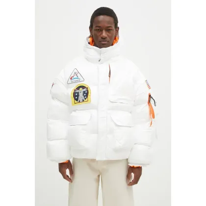 Zdjęcie Alpha Industries kurtka NASA Puffer Artemis męska kolor biały zimowa 148136