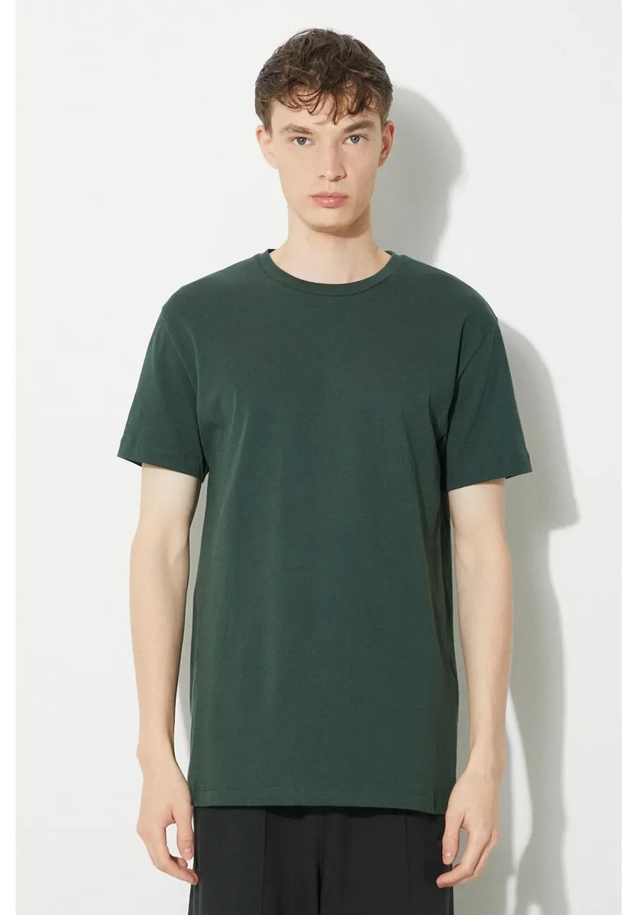 obrazek 1 Samsoe Samsoe t-shirt bawełniany KRONOS kolor zielony gładki M00012003