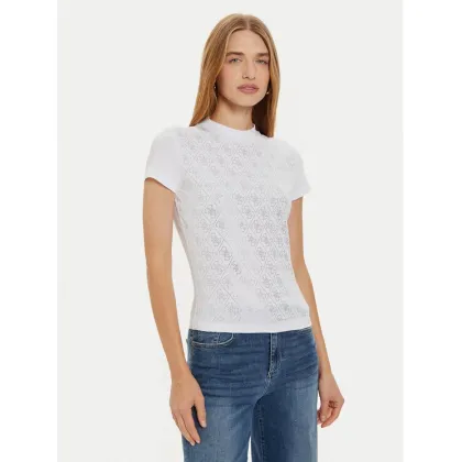 Zdjęcie Guess T-Shirt W4BI26 J1314 Biały Slim Fit