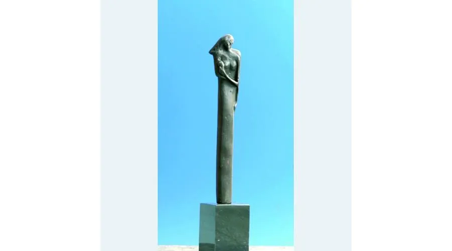 obrazek 1 Stylowa statuetka z brązu