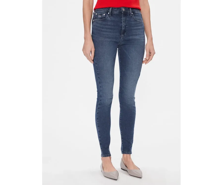 obrazek 1 Tommy Jeans Jeansy Sylvia DW0DW17153 Granatowy Skinny Fit