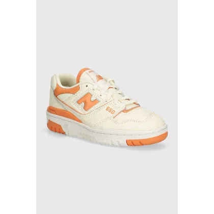 Zdjęcie New Balance sneakersy skórzane 550 kolor beżowy BBW550AJ