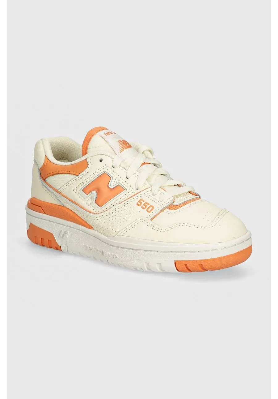 obrazek 1 New Balance sneakersy skórzane 550 kolor beżowy BBW550AJ