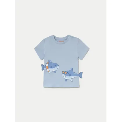 Zdjęcie Mayoral T-Shirt 1061 Niebieski Regular Fit