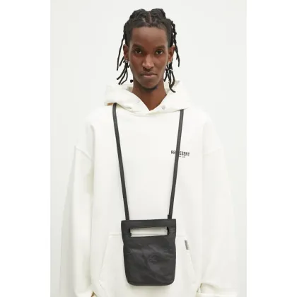 Zdjęcie Y-3 saszetka skórzana Mini Bag Crinkle Leather kolor czarny JX2462