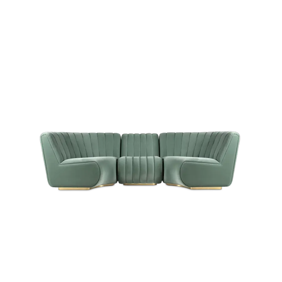 obrazek 2 Zielona luksusowa sofa - Essential Home