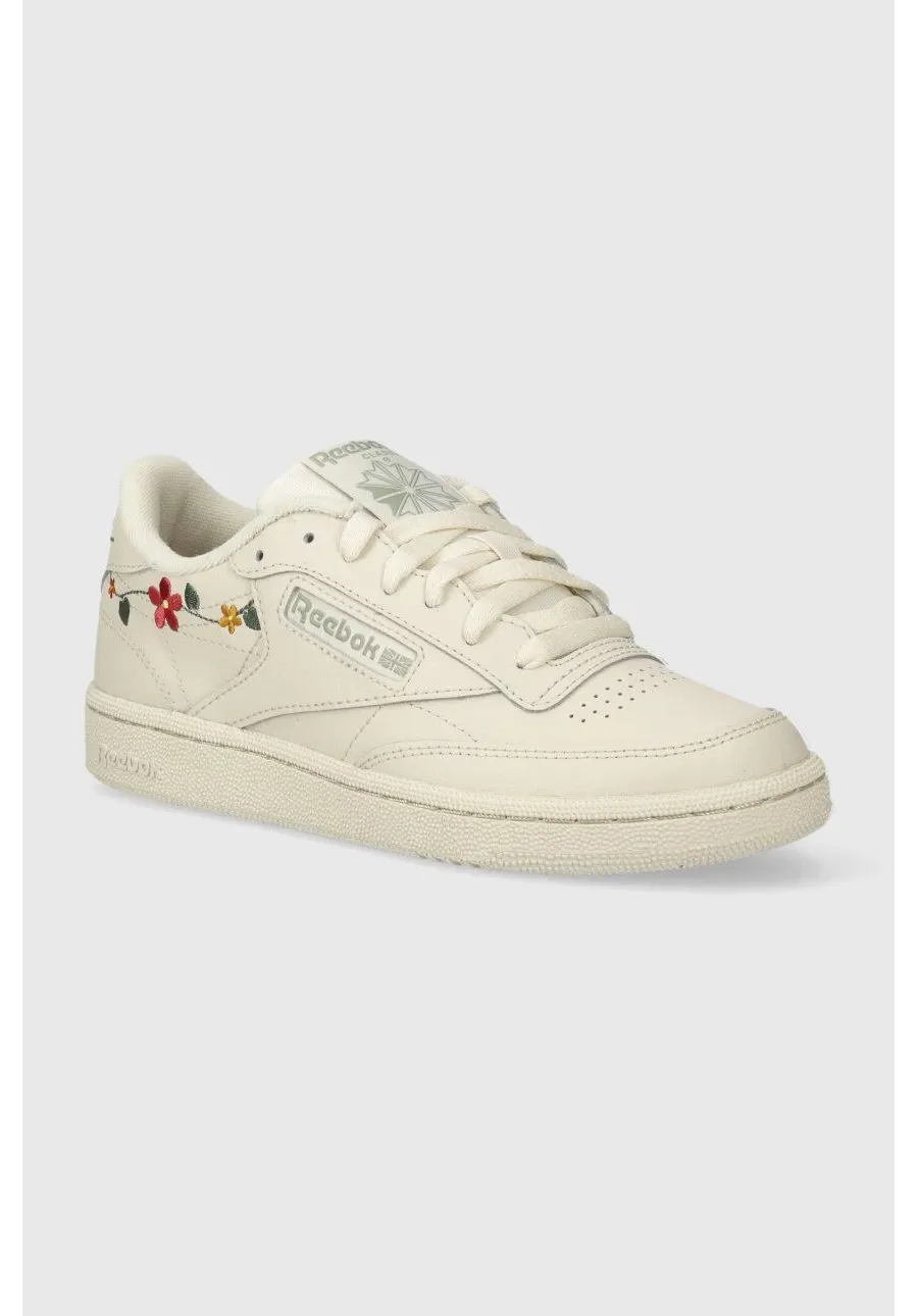 obrazek 1 Reebok Classic sneakersy skórzane Club C 85 kolor beżowy 100202098