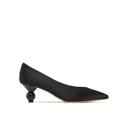 Zdjęcie Weekend Max Mara Półbuty Renzasatin 2515521055600 Czarny