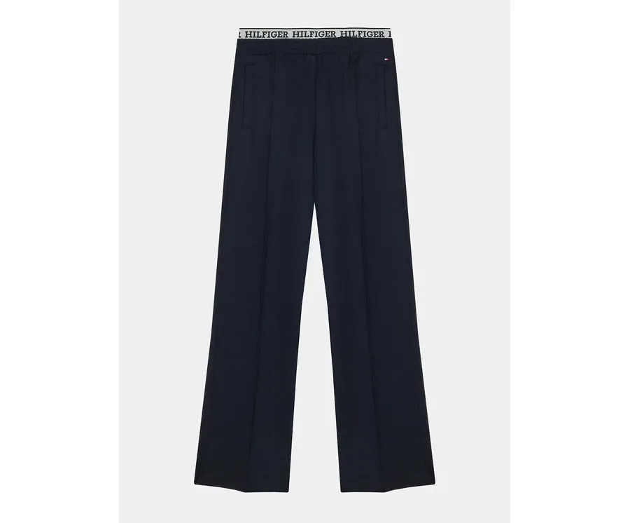 obrazek 1 Tommy Hilfiger Spodnie materiałowe Monotype KG0KG07747 D Granatowy Regular Fit