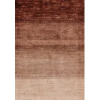 Picture A charming brown hand-woven carpet from Iran - Jordan