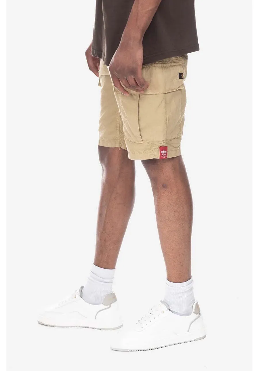 obrazek 1 Alpha Industries szorty bawełniane Alpha Industries Ripstop Jogger Short 106250 14 kolor beżowy 106250.14-BEZOWY