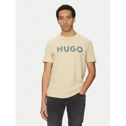 Zdjęcie HUGO T-Shirt Dulivio 50467556 Beżowy Regular Fit
