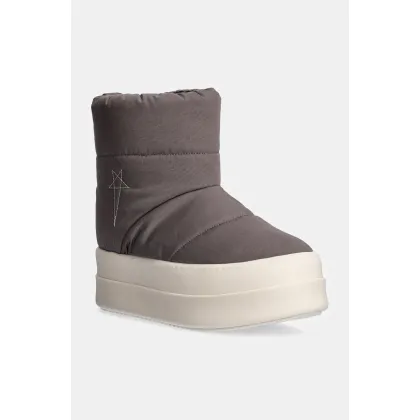 Zdjęcie Rick Owens śniegowce Mega Bumper Low Lunar damskie kolor szary DS02D2839.MUPAM9