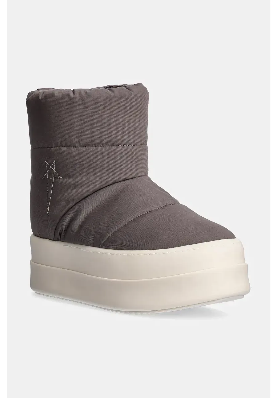 obrazek 1 Rick Owens śniegowce Mega Bumper Low Lunar damskie kolor szary DS02D2839.MUPAM9