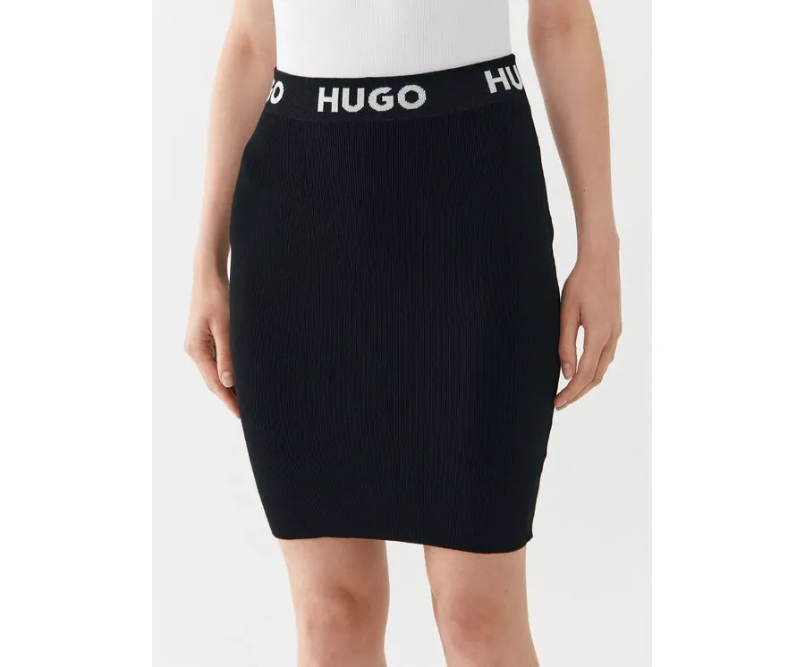 obrazek 1 Hugo Spódnica ołówkowa Sarmola 50493756 Czarny Slim Fit HUGO