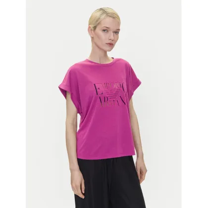 Zdjęcie Emporio Armani T-Shirt EW000616 AF12187 UA227 Różowy Loose Fit
