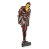 Picture Stylish sculpture of Mephistopheles made of bronze