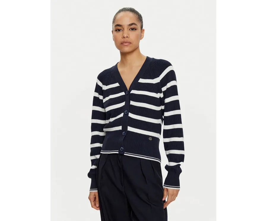 obrazek 1 U.S. Polo Assn. Kardigan WUP0806 Granatowy Regular Fit