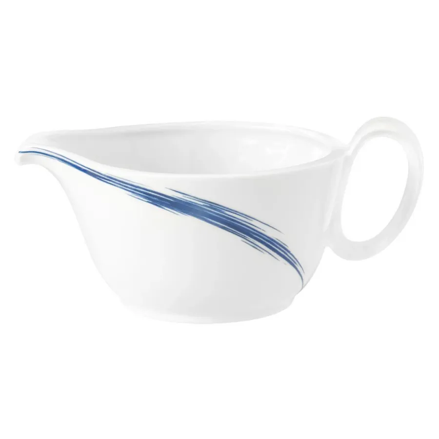 obrazek 1 Wyjątkowa porcelanowa sosjerka zdobiona niebieskim wzorem - Seltmann Weiden