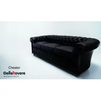 Zdjęcie Piękna skórzana sofa 3 osobowa do gabinetu