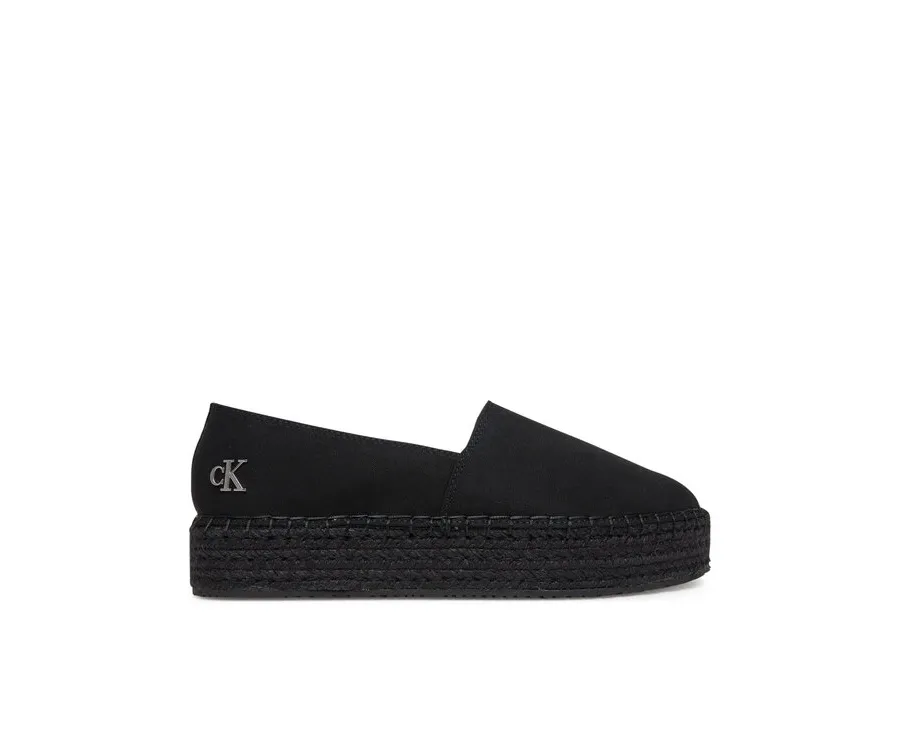 obrazek 1 Calvin Klein Jeans Espadryle Flatform Esdparille Mg/Hdw YW0YW01737 Czarny