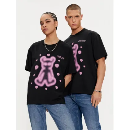 Zdjęcie 2005 T-Shirt Unisex Lovely Horned Lucy Czarny Relaxed Fit