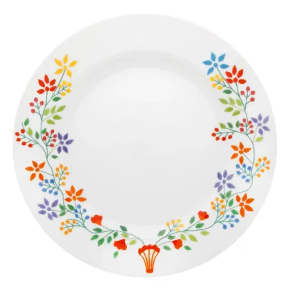 Zdjęcie Porcelanowy talerz obiadowy Vila Verde z subtelnym motywem kwiatowym - Vista Alegre