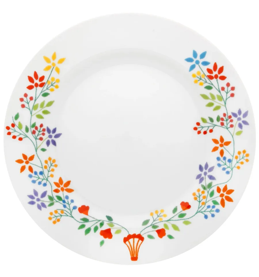 obrazek 1 Porcelanowy talerz obiadowy Vila Verde z subtelnym motywem kwiatowym - Vista Alegre