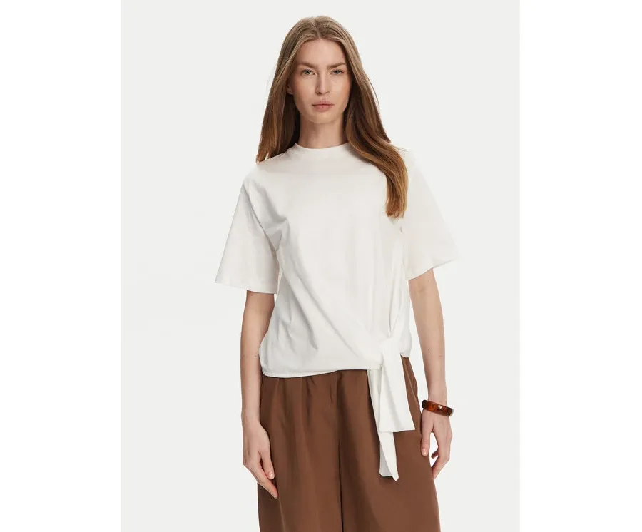 obrazek 1 ViCOLO T-Shirt UD0043 Biały Regular Fit