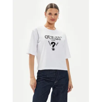 Zdjęcie Guess T-Shirt Aurelie V4YI06 I3Z14 Biały Boxy Fit