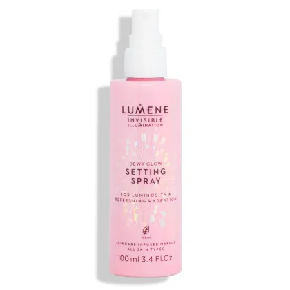 Zdjęcie Lumene Invisible Illumination Dewy Glow - Spray utrwalający makijaż 100ml 100 ml