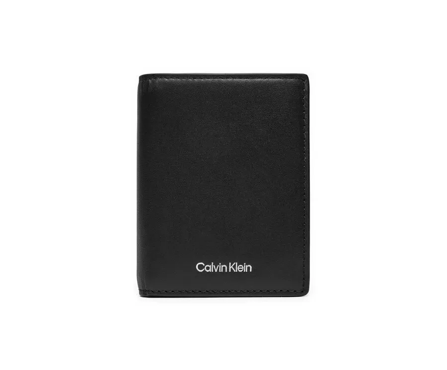 obrazek 1 Calvin Klein Duży Portfel Męski Ck Sleek Bifold 7cc W/Coin K50K512694 Czarny