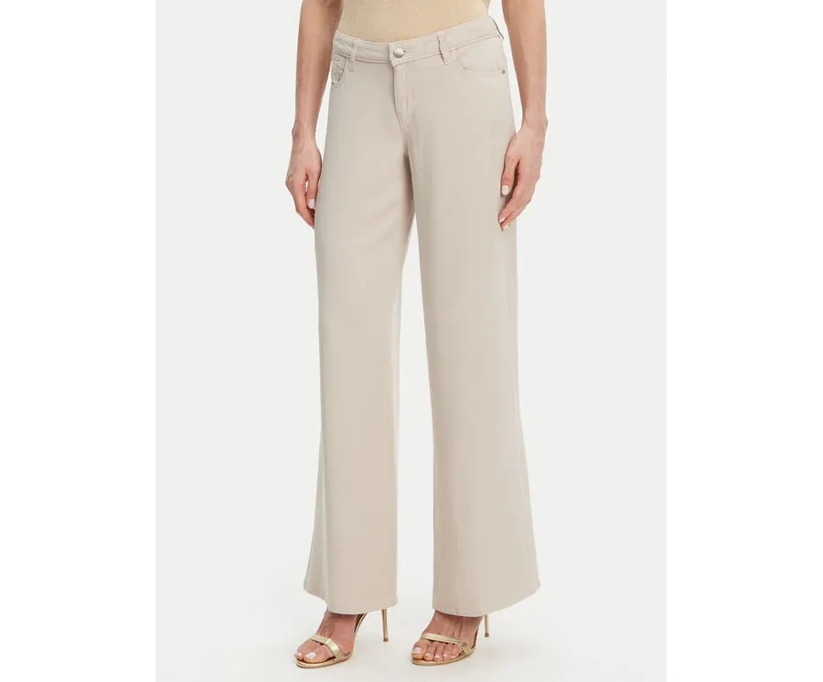 obrazek 1 Guess Jeansy W4GA96 WDP85 Beżowy Wide Leg