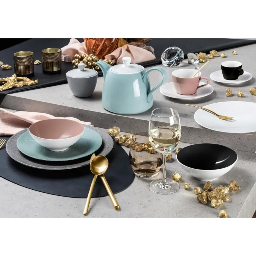 obrazek 4 Porcelanowa mała filiżanka do herbaty w kolorze szarym - Seltmann Weiden